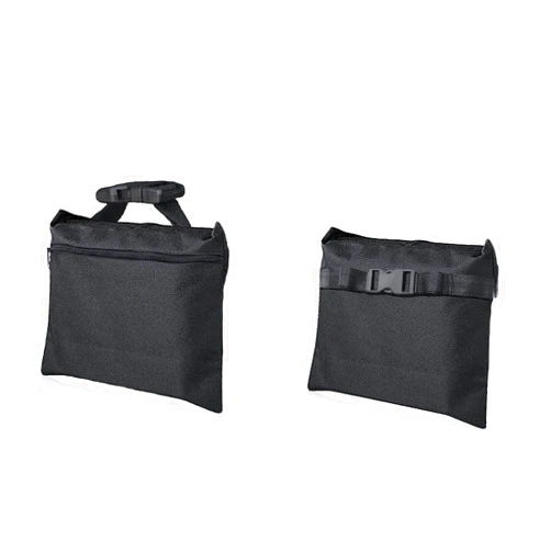 IFKDNR 2 Packs Sandbags, Heavy Duty Sand Bags, Sand Bags Heavy Duty with Zipper and Buckle Straps for Support Light Stand