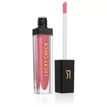 Lucky Chick Liquid Lip Gloss - Sweet, Light Pink - Natural Moisturizing Ingredients for All Day Wear - Paraben-Free, Cruelty-Free, Vegan Formula - Hydrating Highly-Pigmented Shine Lip Makeup