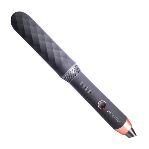 SUTRA Professional Styling Wand | 2-in-1 Hair Straightener/Flat Iron, and Curling Iron, Curl, Wave, or Straighten Hair, 4 Heat Settings, 1-inch, Black,1 Count (Pack of 1)