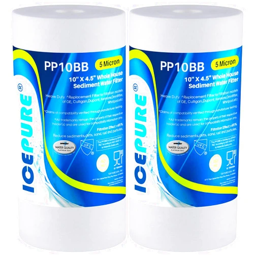 ICEPURE Whole House Sediment Water Filter 5 Micron 10