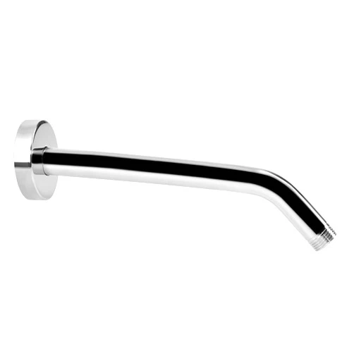 NearMoon Shower Arm with Flange, Made of 304 Stainless Steel Shower Extension Extender Pipe, Wall-Mounted for Fixed Bathroom Showerhead, Never Rust (12 Inch, Chrome Finish)
