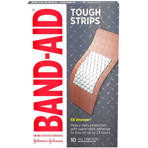 Band-Aid Tough-Strips Bandages, Extra Large 10 ea Pack of 4
