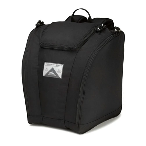 High Sierra Ski/Snowboard Boot Bag Backpack, Black, One Size