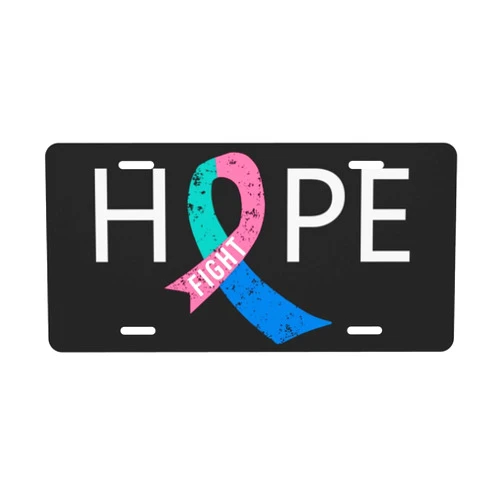 YOLADSUME Thyroid Cancer Awareness Fight Ribbon 6