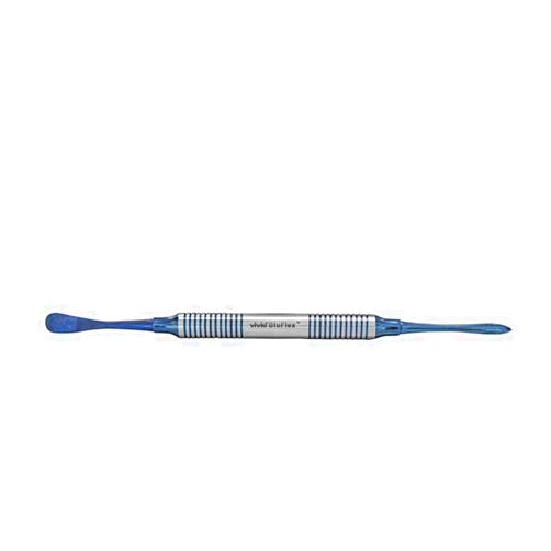 Pearson Professional Dental Periosteal Elevator Molt M9, Stainless Steel with Blue Titanium Coated Tips