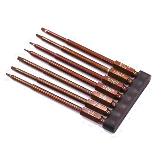 Integy Hex Tips1/4Adapt.051.51/165/642.53/323.0 INTC23303 Hand Tools Misc