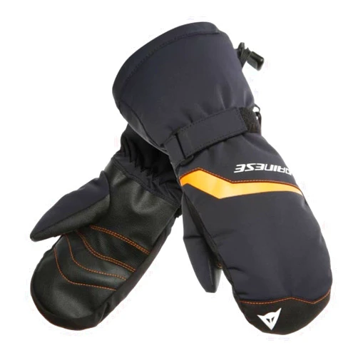 Dainese Scarabeo Kids Snow Mittens Stretch Limo/Russet Orange LG