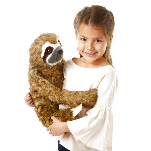Melissa & Doug Lifelike Plush Sloth Stuffed Animal (12W x 14.5H x 9D in)