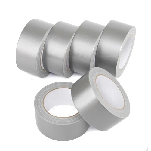 Lichamp 6-Pack Silver Duct Tape Heavy Duty Waterproof, Transparent Duct Tape No Residue 2 Inches x 25 Yards, A206GY