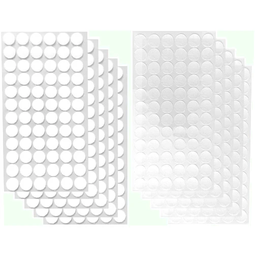 Rena Chris Self Adhesive Dots, Strong Adhesive 1000pcs(500 Pairs) 0.59