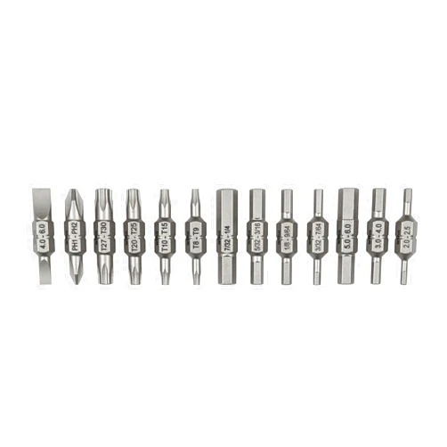 Wiha Double End Insert Bit Reload Set, 13 Piece