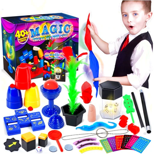 Heyzeibo Magic Set - Magic Tricks Kit With Step-By-Step Instructions for Kids Ages 6-12 - Magic Toy Gifts for Girls and Boys Beginners