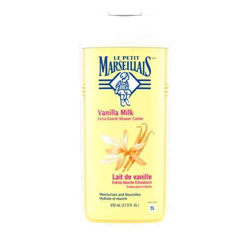 Le Petit Marseillais Extra Gentle Shower Cream, Vanilla Milk, 22 Fluid Ounce
