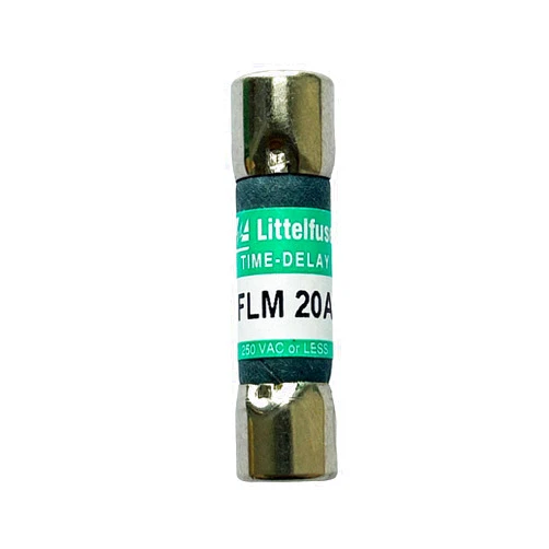 CXW CXW TECHNOLOGIES New FLM 20A FLM020 FLM-20 FLM-20A 250Vac Time Delay Fuse, Pack of 10