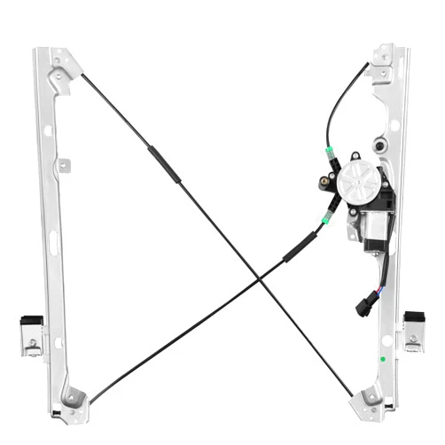 XIMAKA Front Driver Side Power Window Regulator with Motor (2 Pins) Fit for 2001-2006 Chevrolet Silverado 1500 3500, Avalanche Suburban GMC Sierra 1500 2500 3500 Yukon XL Cadillac Escalade, 741-644