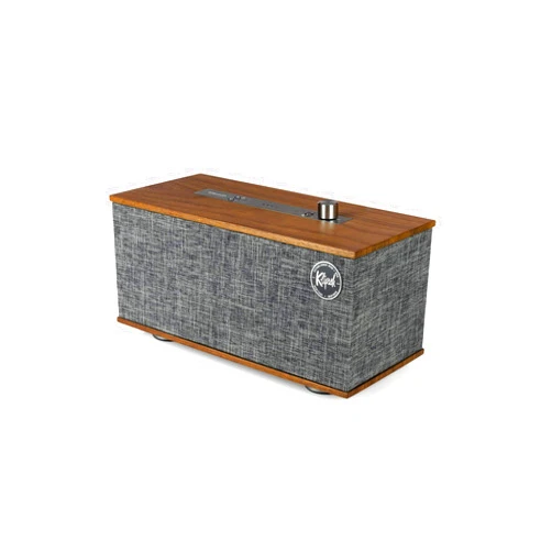 Klipsch The One II with Google Voice Assistant Tabletop Wireless Stereo in Walnut | Bluetooth-Enabled, Multi-Room Ready, and fits Almost Anywhere