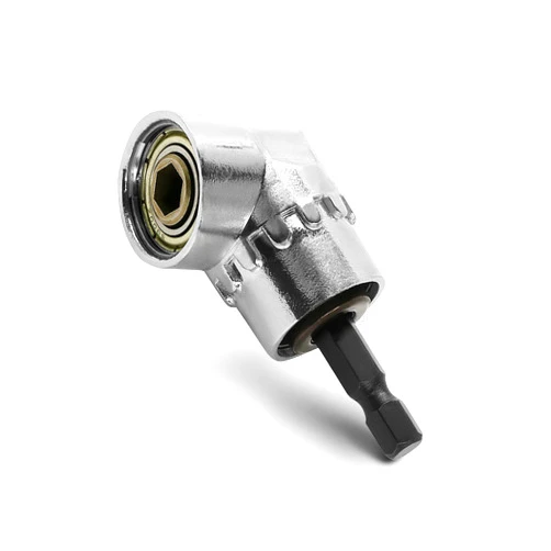 Jamiikury 105 Degree Right Angle Driver, Power Screwdriver Drill Extension Attachment Adapter with 1/4