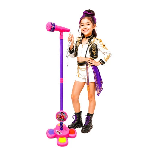Generic Kpop Theme. Kids Karaoke,Speaker,Microphone, Stand Vocal Mic for Singing, Ideal for Kpop Music Toy Enthusiasts Anime Character Theme-Rumi, mira, Zoey