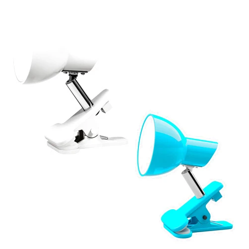 TOPMB LED Clip on Light 2 Color Set | 1Blue & 1Whtie