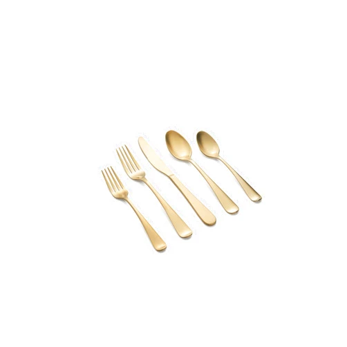 Cambridge Silversmiths Rhiannon Champagne Satin 20-Piece Flatware Set, Service for 4