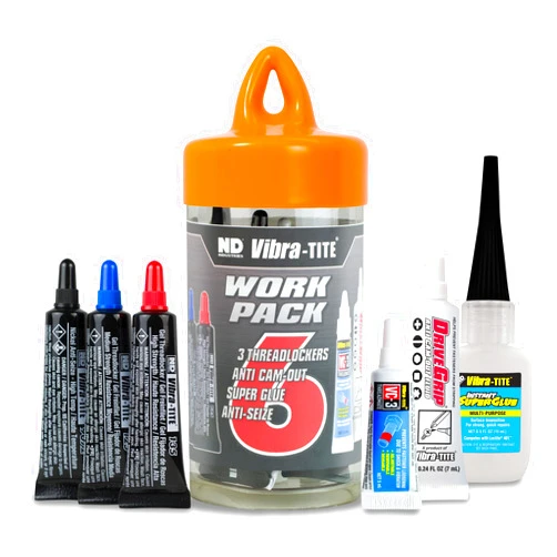 Vibra-TITE 27007 Work Pack Contains Thread lockers, Adhesives and Lubricants (Pack of 6)