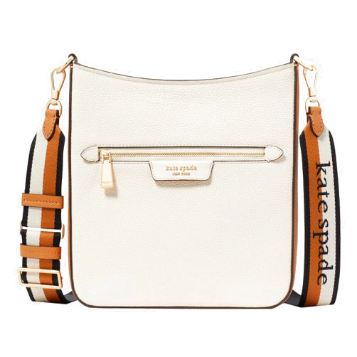 kate spade new york Women's Hudson Pebbled Leather Messenger Crossbody