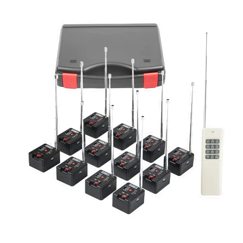 Emyplaypyro 12 Channel Remote Stage Lighting Effects, Fountain Effects Dividual Equipment, LED Effect Controller for Stage Event and Wedding Event