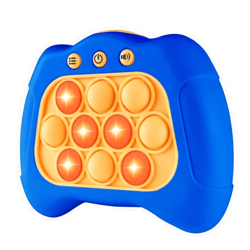 Intoypad Pop The Target! Handheld Speed Push Game Machine: A Fun Multiplayer Game for Family. Sensory Fidget Toy Christmas Toys Gifts for 6 7 8 9 10 11 12 Years Old Kids Road Trip Car Games Kids Blue
