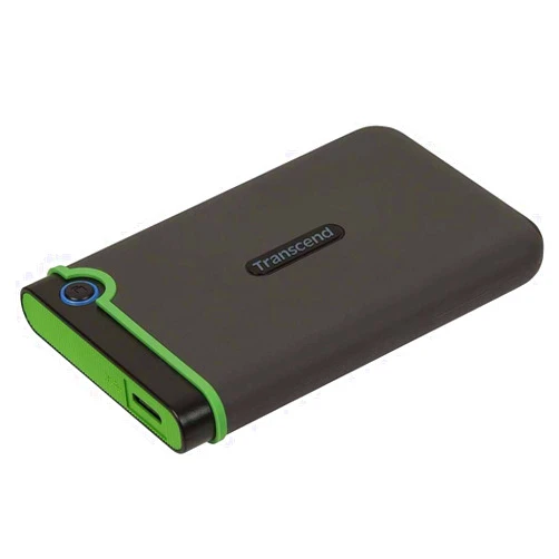 Transcend 2TB USB 3.1 Gen 1 StoreJet 25M3G SJ25M3G Rugged External Hard Drive TS2TSJ25M3G, Military Green