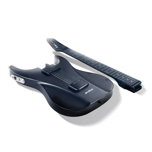 AeroBand Guitar Smart Guitar With Silicone Strings, Travel Silent Guitar With Detachable Fretboard, Headphone Jack, Built-in Speaker and Drum system, Aeroband APP Play, MIDI