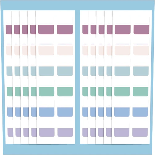 Outus Sticky Index Tabs Page Markers Self Adhesive Flag Tabs Writable Repositionable File Tabs Flags Mix Colored for Reading Book, Taking Note, Classifying File, Marking Document (240 Pieces)