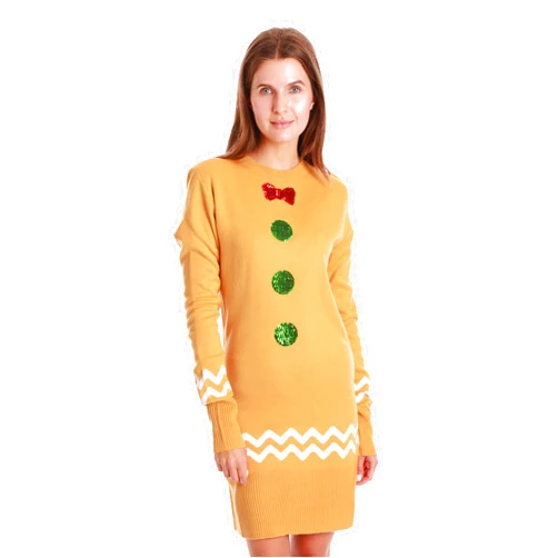 #followme Ugly Christmas Holiday Sweater Dress