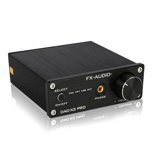KGUSS FX-Audio DAC-X3PRO USB DAC ESS9023 Headphone Amplifier CS8416 Support ASRC Transmission HiFi Portable Decoder Headphone Amp