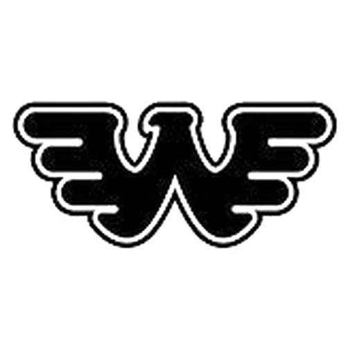 FAVFOUR INC WAYLON JENNING ROCK BAND WING LOGO STICKERS ROCK BAND SYMBOL 6