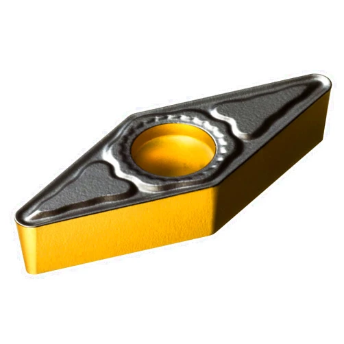 Sandvik Coromant, VCMT 221-PM 4325, CoroTurn 107 Insert for Turning, Carbide, Diamond 35°, Neutral Cut, 4325 Grade, Ti(C,N)+Al2O3+TiN, Inveio™ Coating Technology (Pack of 10)