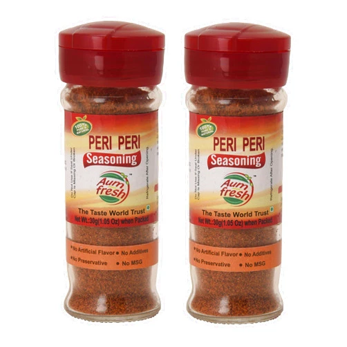 Aum Fresh Peri Peri Seasoning (30 gm x 2) Pack of 2