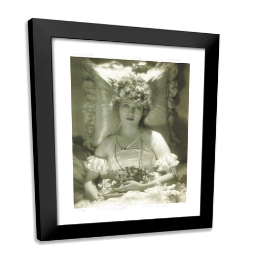 ArtDirect De Meyer, Adolph 20x23 Black Modern Framed Art Print Titled: Mary Pickford, 1920