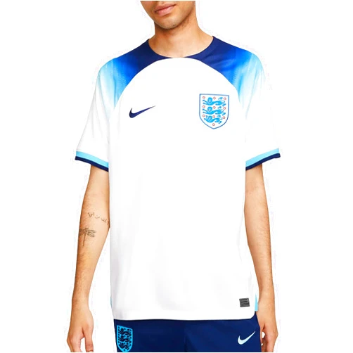 Nike 2022-2023 England Home Football Soccer T-Shirt Jersey