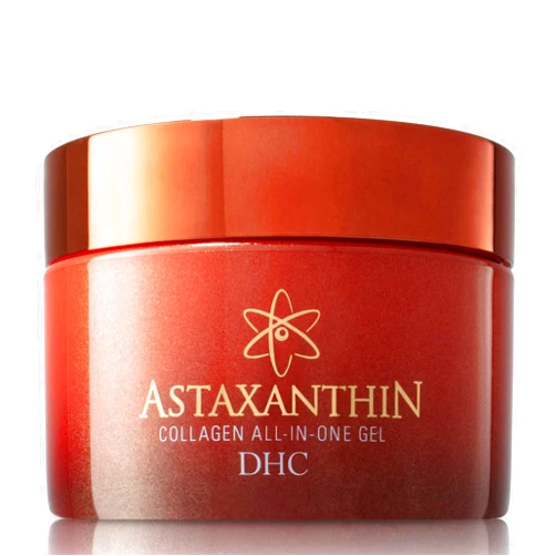 DHC Astaxanthin Collagen All-in-One Gel, Brightening Daytime Facial Moisturizer, Lightweight, Toning, Hydrating, Absorbs Quickly, Collagen, Fragrance and Colorant free, Ideal for all Skin Types