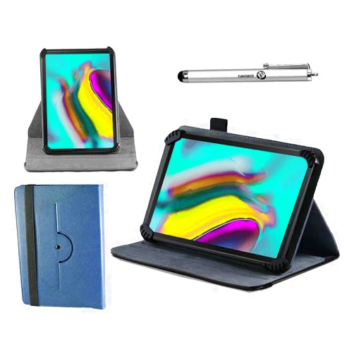 Navitech Blue Case with 360 Rotational Stand & Stylus Compatible with Sghjfj 7 Inch Tablet