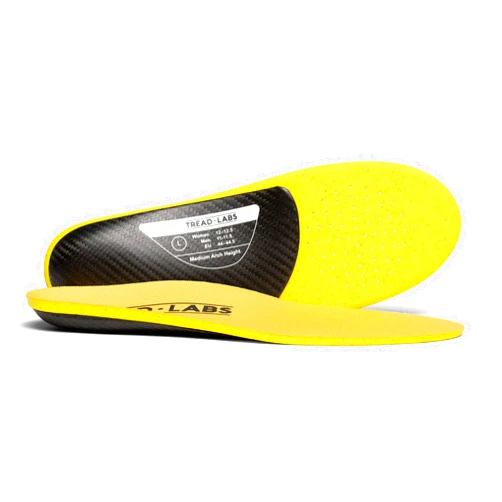Tread Labs Dash Carbon Fiber Performance Insoles – Add Ultra Firm Orthotic Arch Support to Soccer Cleats, Cycling Shoes and Running Shoes