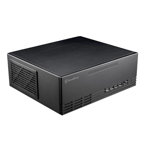 SilverStone Technology Milo 11 Slim & Compact Micro-ATX enclousre for Office or Home Theater, Requires TFX PSU (Sold Separately), SST-ML11B