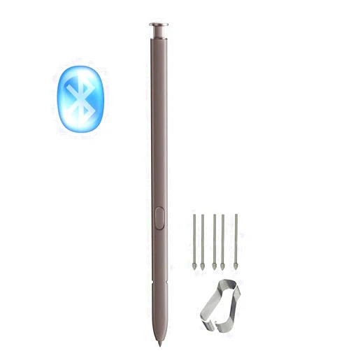 Misde Peng S24 Ultra Stylus Pen (WithBluetooth) Replacement for Samsung Galaxy S24 Ultra 5G All Versions Touch Pen +Tips/Nibs. (Titanium Gray/S24 Ultra)