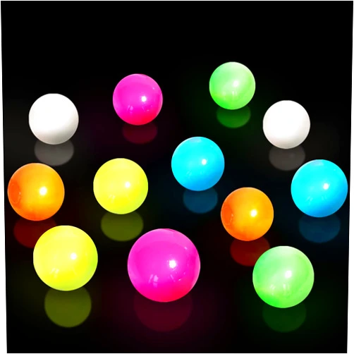 QETRABONE 12 Pcs Ceiling Balls Glowing Sticky Balls, Stress Balls Glow in The Dark Toys, Luminous Stress Relieving Balls Fun Decompression Fidget Toy for Kids and Adults Anxiety Pressure (Color Random)