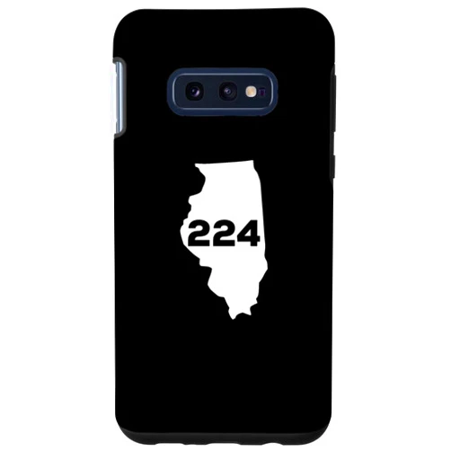 224 Illinois Gifts Galaxy S10e 224 Area Code Illinois Case