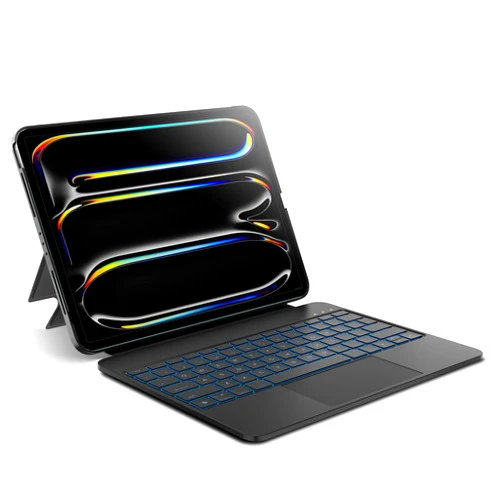 Edaiser Detachable Keyboard Case for Apple iPad Pro 13 inch (M4) 2024: Wireless Backlit Keyboard with Trackpad, Magnetic Protective Cover