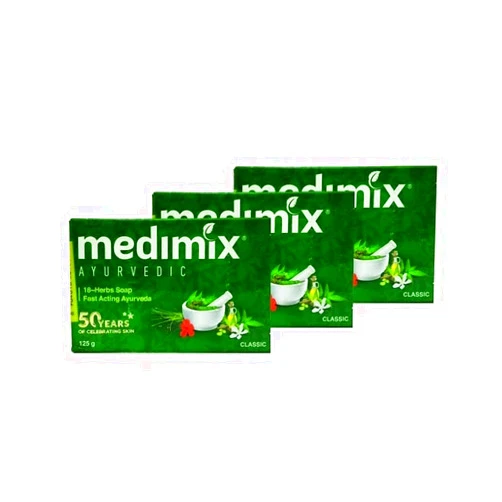 MediMix Real Ayurvedic Soap 125g (Pack of 3)