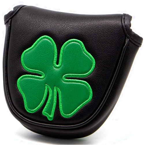barudan golf 4 Leaf Clover Golf Mallet Putter Cover Headcover Club Protector Magnetic Clover for Odyssey 2ball,Red Oworks,Stroke Lab,Scotty Cameron,Taylormade Putters