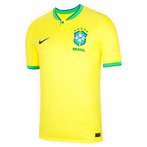 Nike Brazil Men's Home Jersey 22/23 (as1, Alpha, x_l, Regular, Regular) Yellow