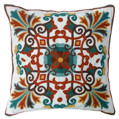 Generic Embroidered Throw Pillow Cover 18
